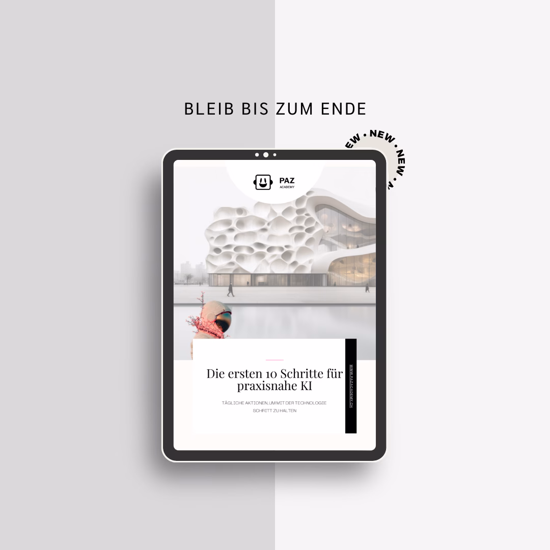 KI - die ersten 10 Schritte